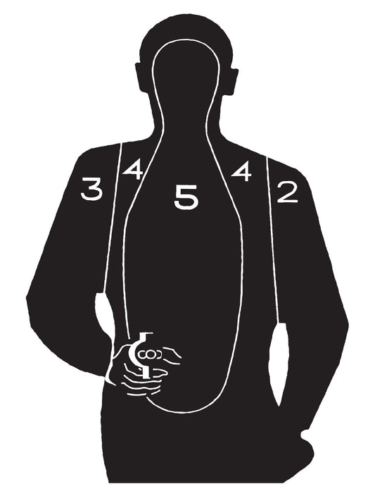 Handgun Silhouette [19x25"]