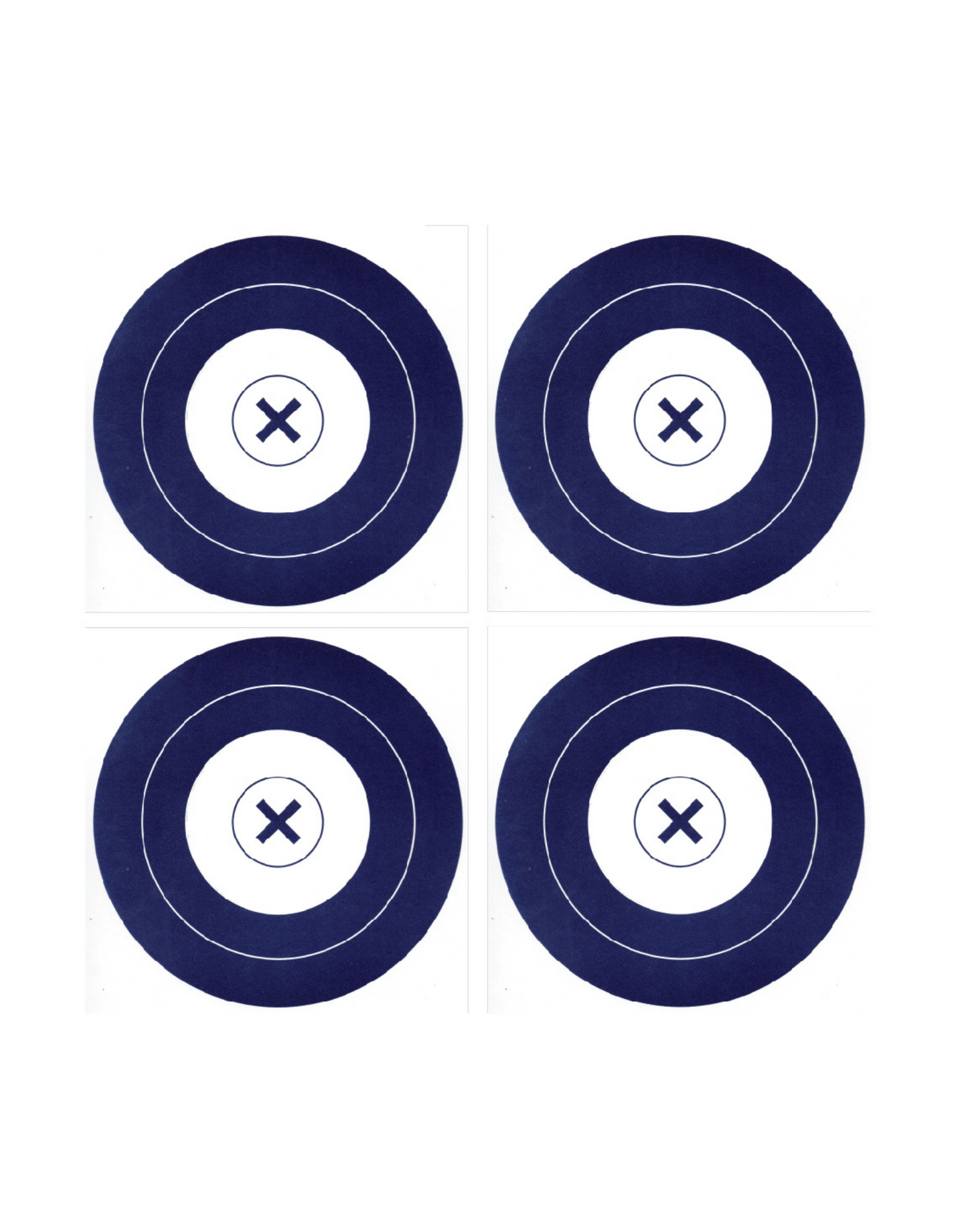 NFAA Style Four Spot [14x20] - Blue