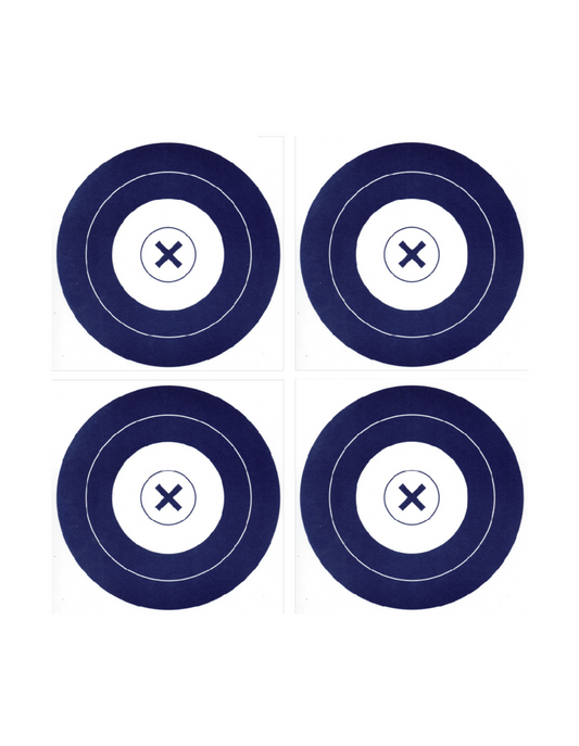 NFAA Style Four Spot [14x20] - Blue