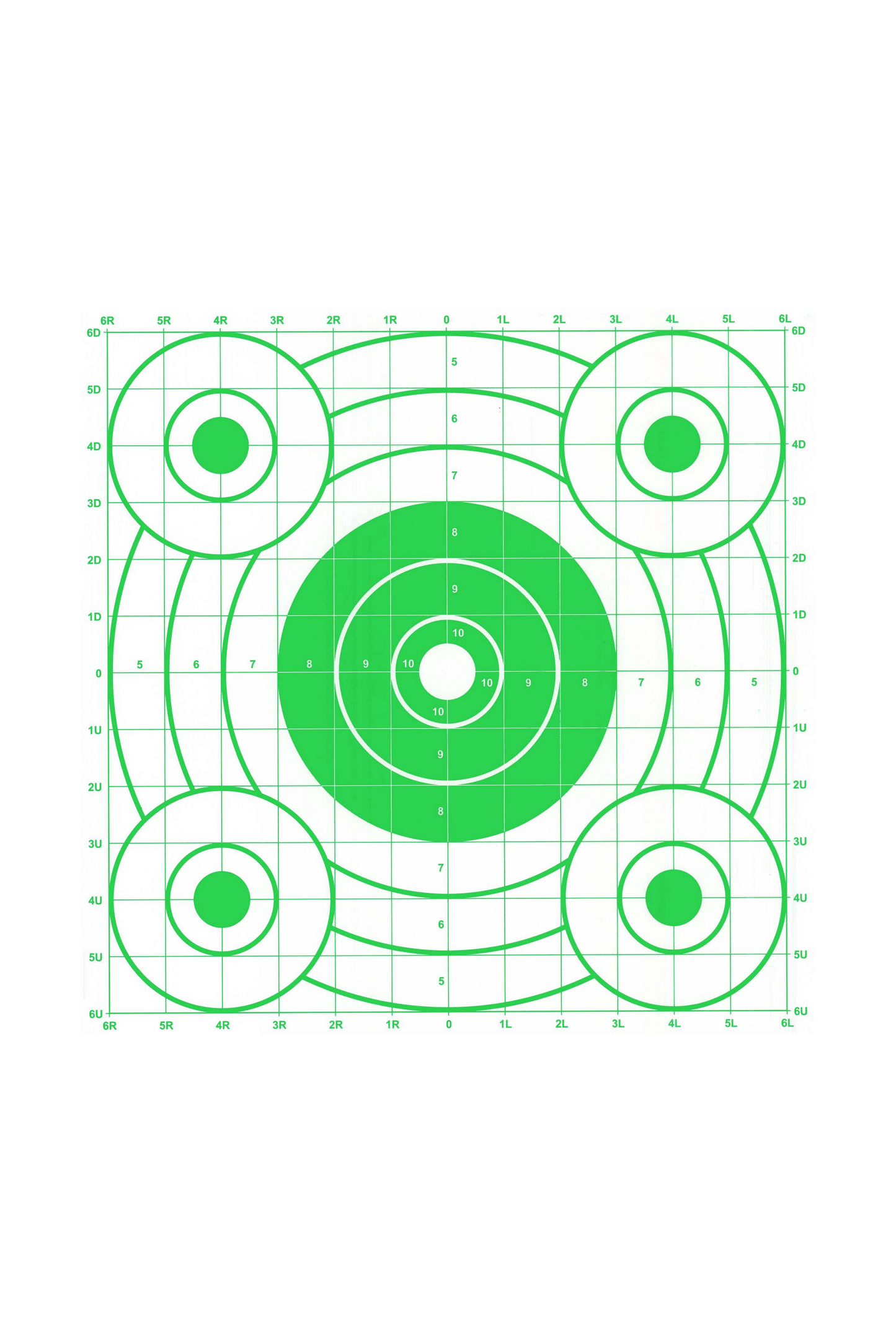 Circular Sighting-In Bullseye [14x16]