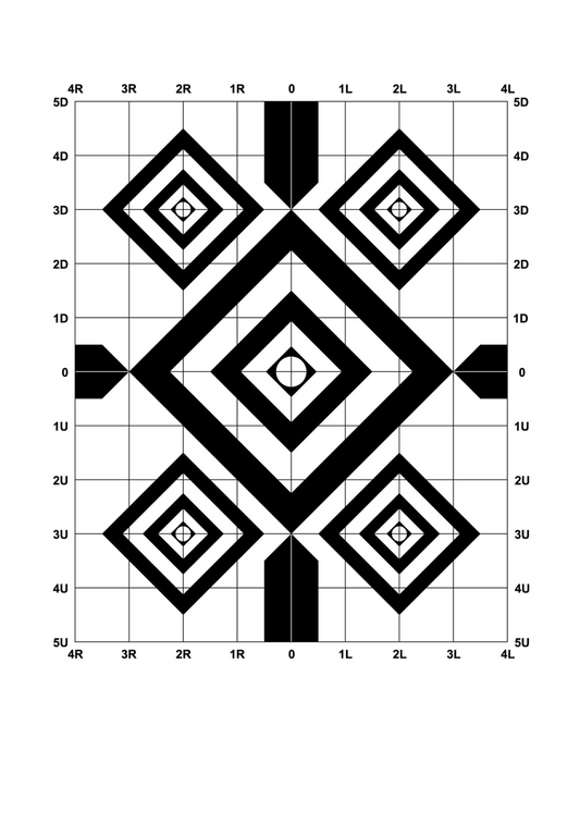 Diamond Grid Sighting-In [10x14]