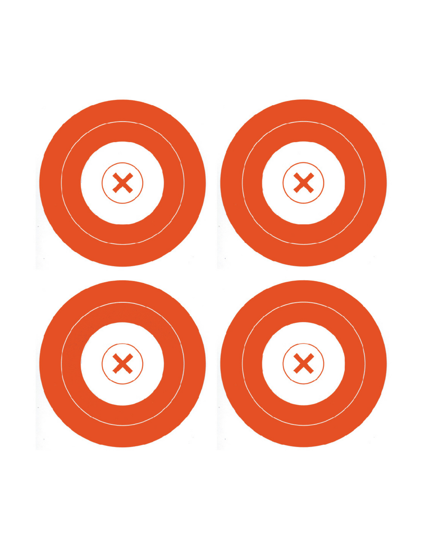 NFAA Style Four Spot [14x20] - Blaze Orange
