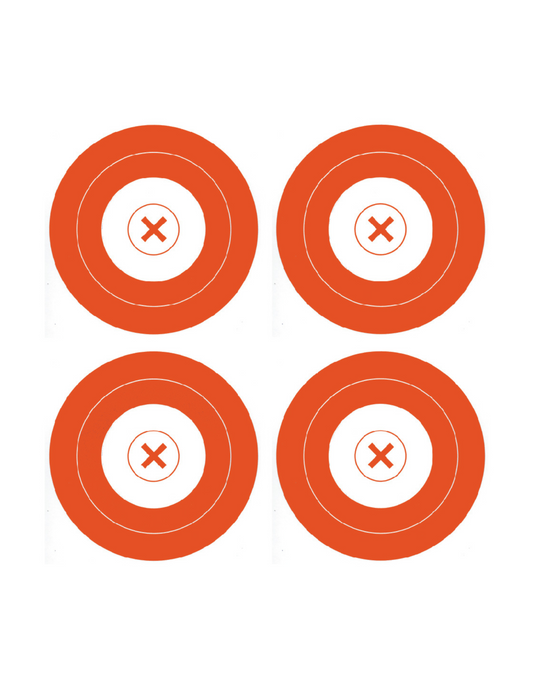 NFAA Style Four Spot [14x20] - Blaze Orange