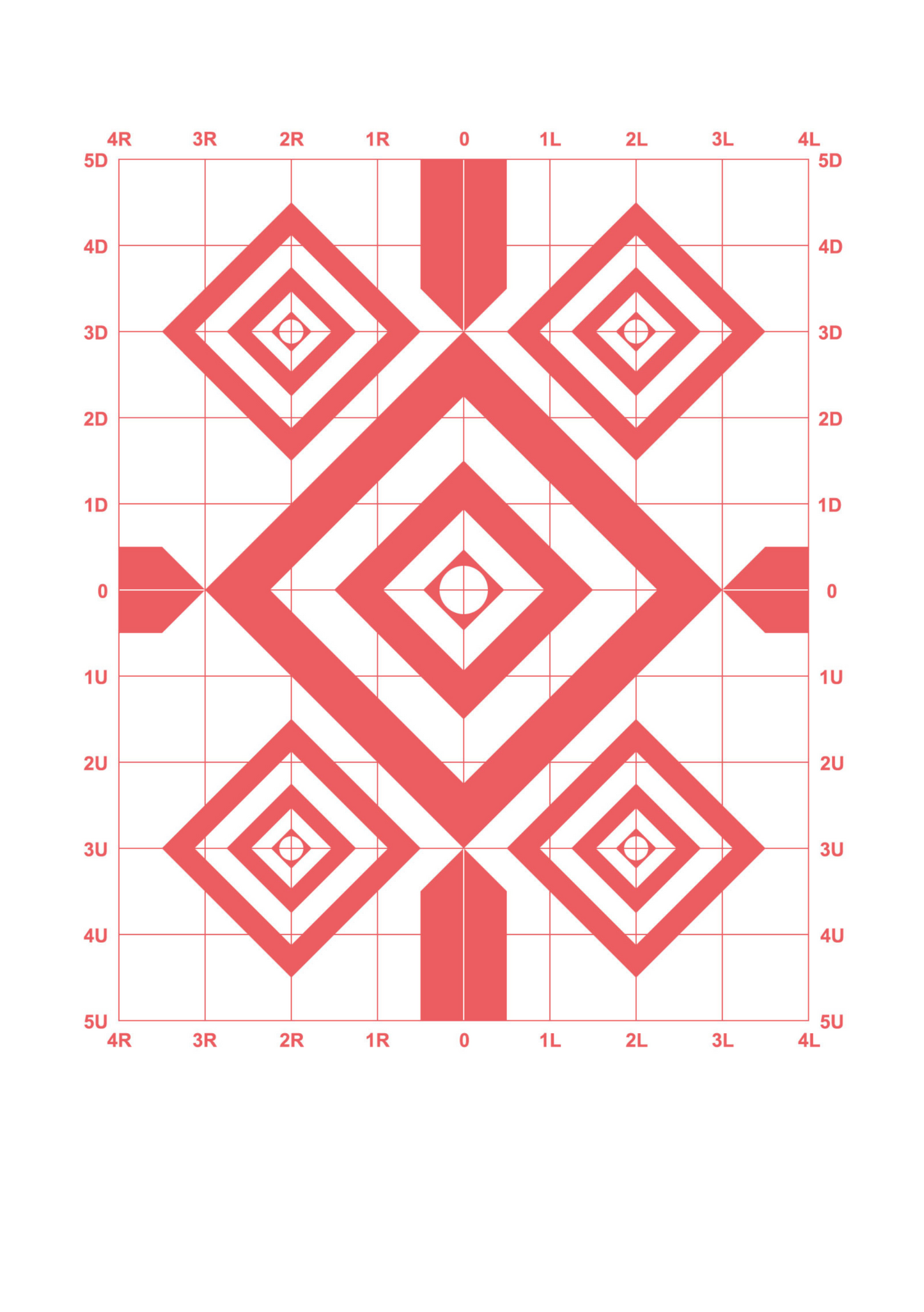 Diamond Grid Sighting-In [10x14]