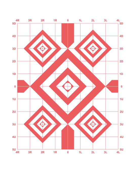 Diamond Grid Sighting-In [10x14]