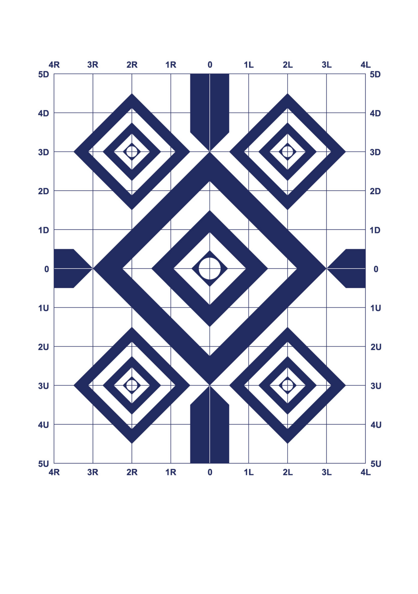 Diamond Grid Sighting-In [10x14]