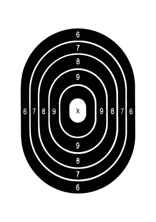 Oval Bullseye [19x25]
