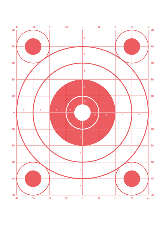 Circular Sighting-In Bullseye [10x14]