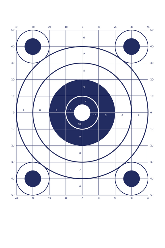 Circular Sighting-In Bullseye [10x14]
