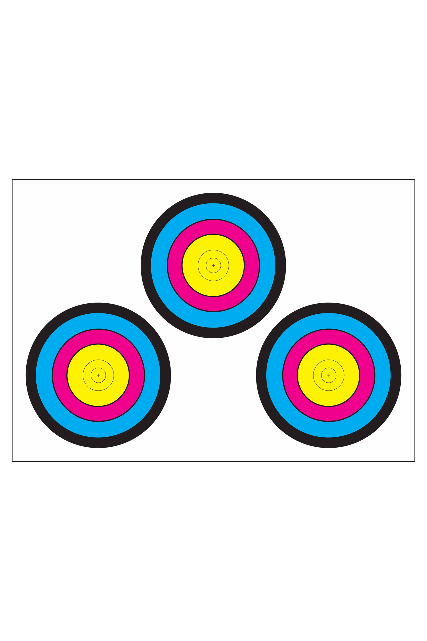 3-Spot Vegas Style - Archery [14x20"]