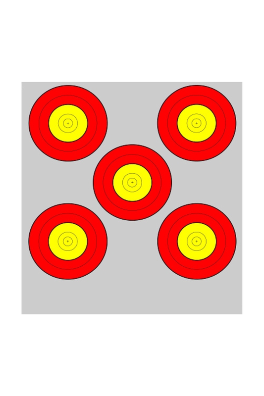 5-Spot Vegas Style - Archery [17.5x19.5]