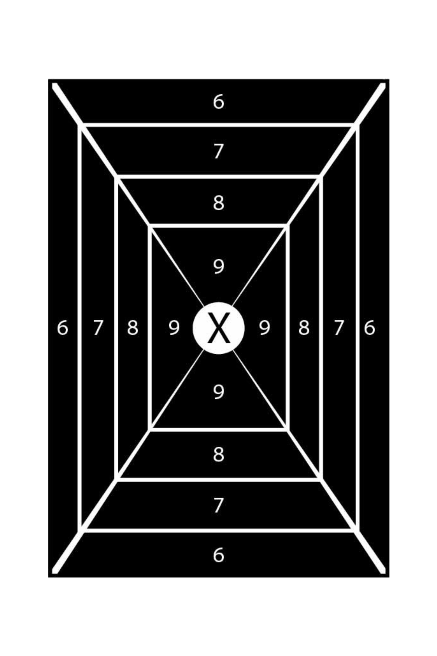 Rectangle Bullseye [8x14"]