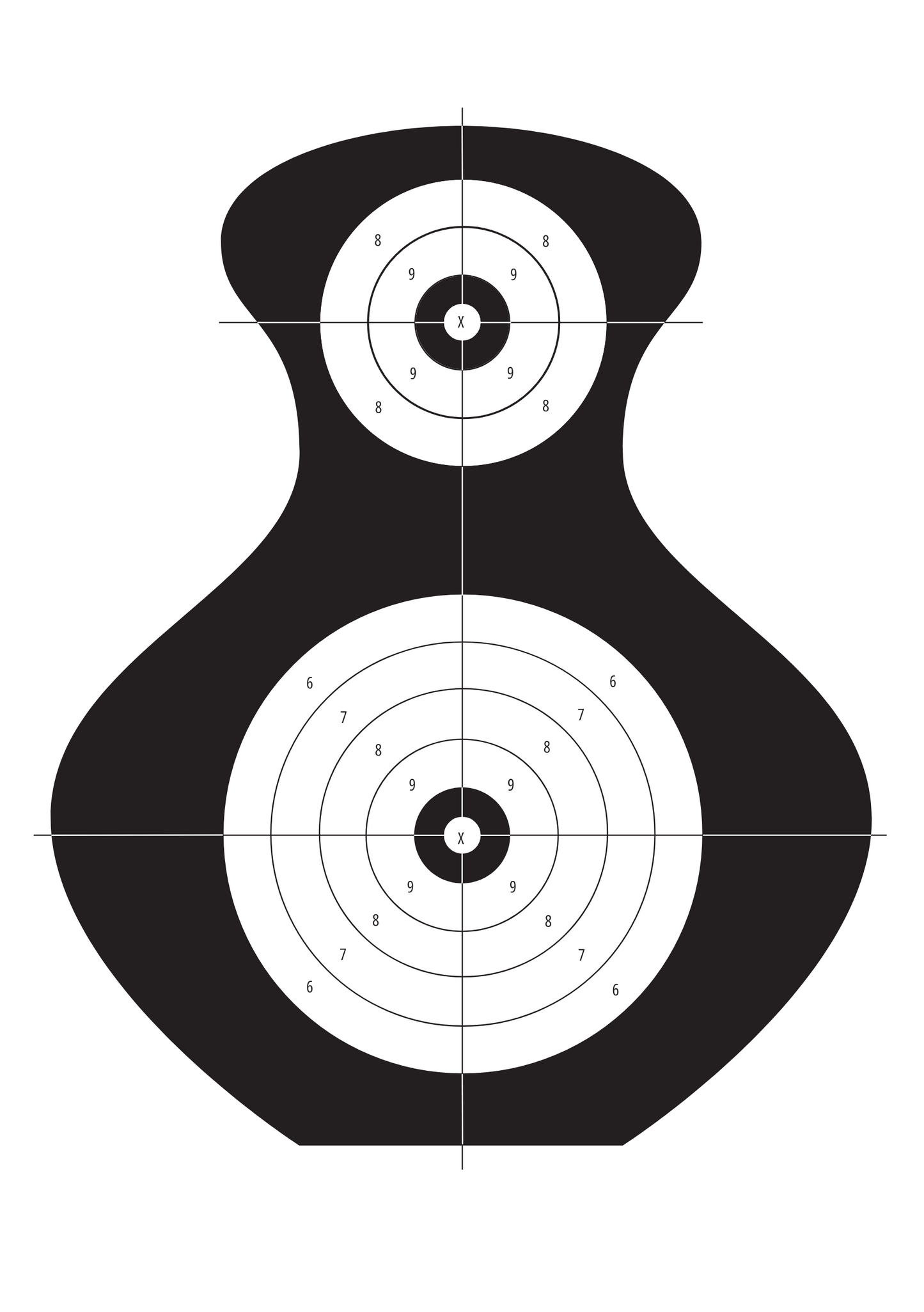 Bowling Pin Bullseye [11.25x17.5]