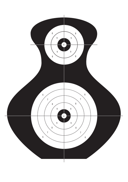 Bowling Pin Bullseye [11.25x17.5]