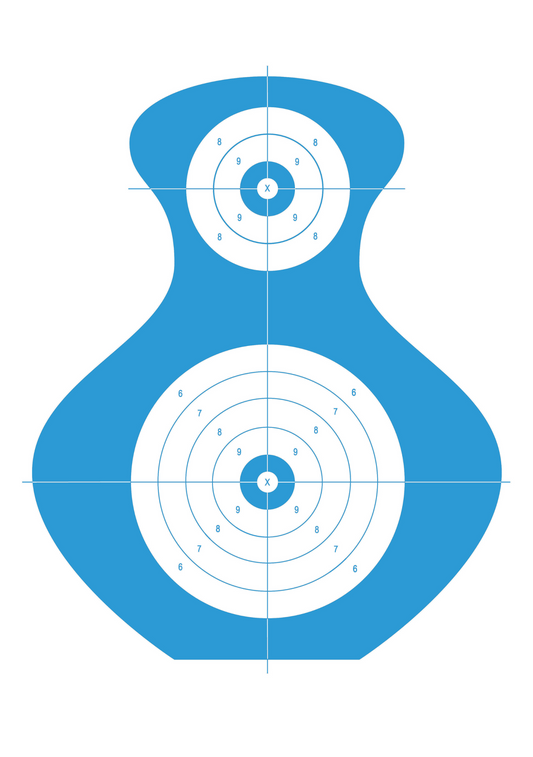 Bowling Pin Bullseye [11.25x17.5]