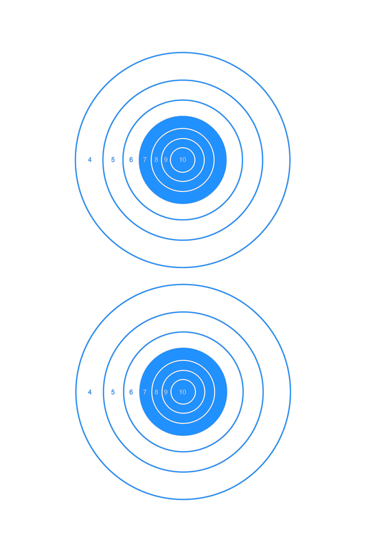 2-Spot Bullseye [19x25"]