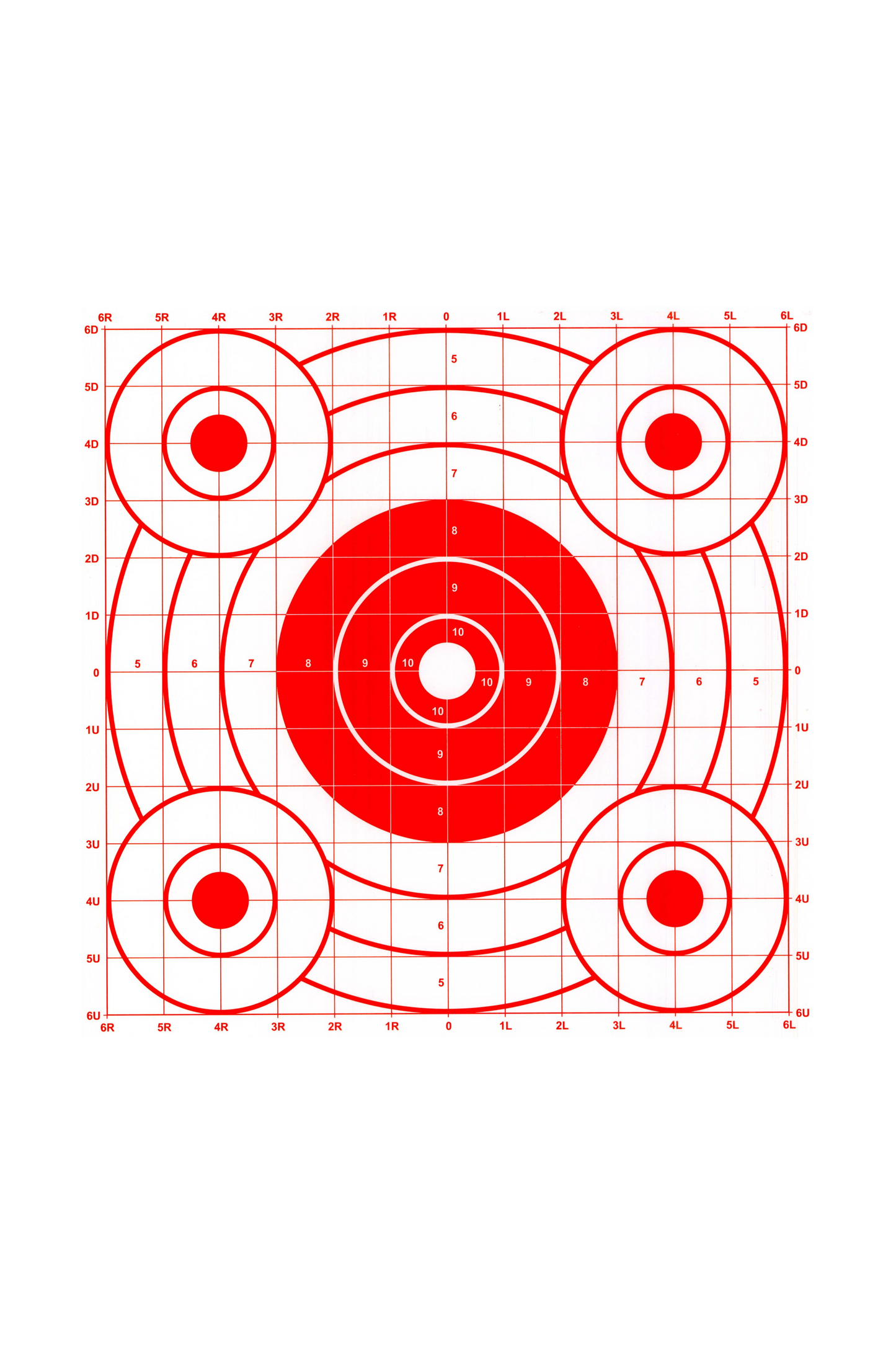 Circular Sighting-In Bullseye [14x16]
