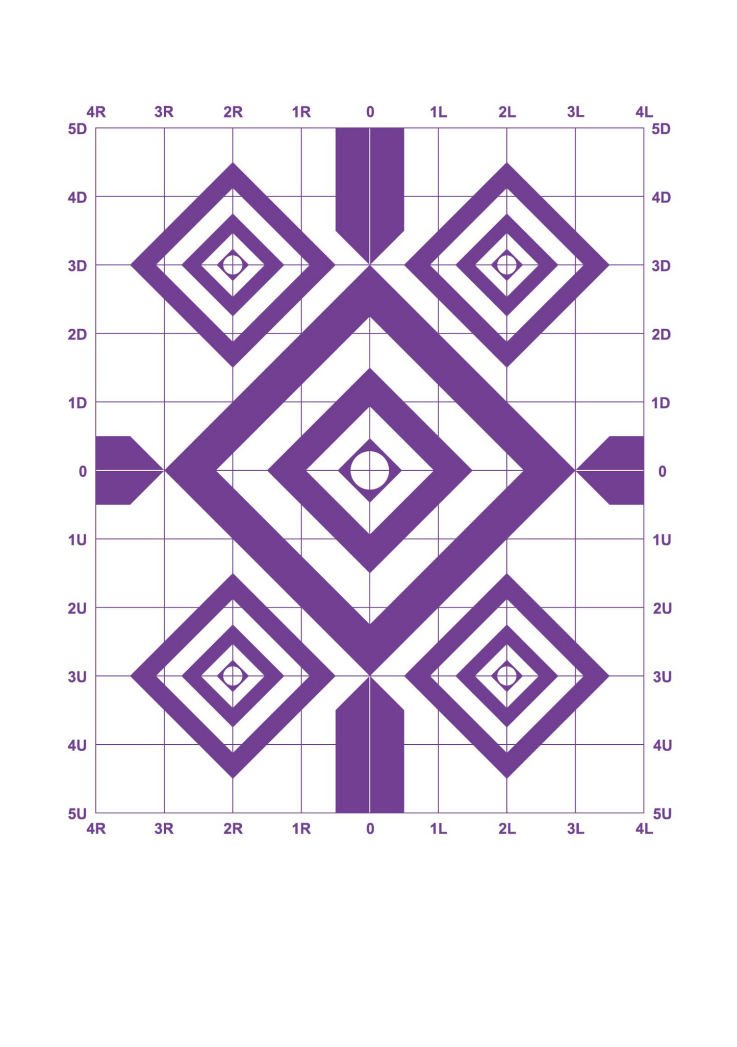 Diamond Grid Sighting-In [10x14]