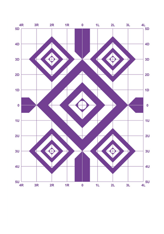 Diamond Grid Sighting-In [10x14]