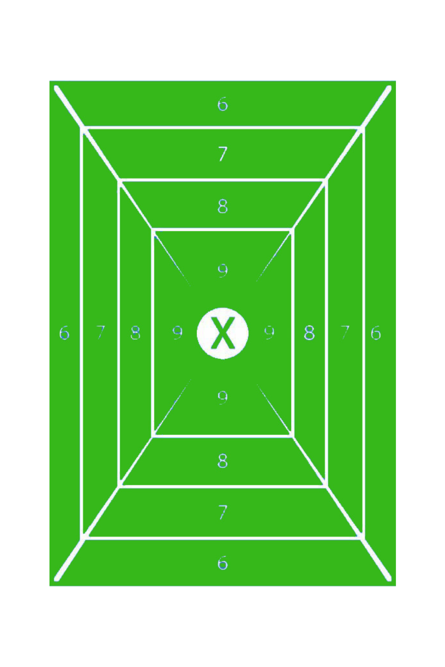 Rectangle Bullseye [8x14"]