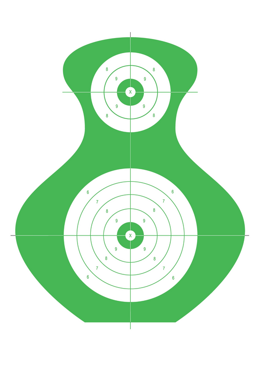 Bowling Pin Bullseye [11.25x17.5]