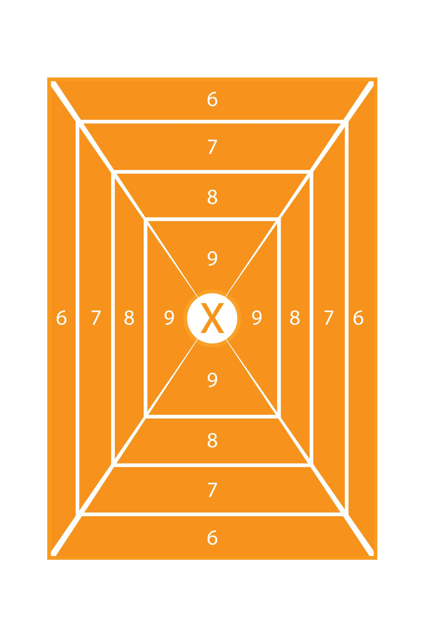Rectangle Bullseye [8x14"]