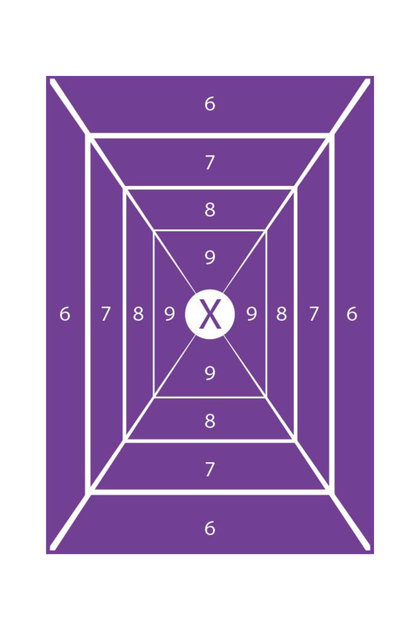 Rectangle Bullseye [8x14"]