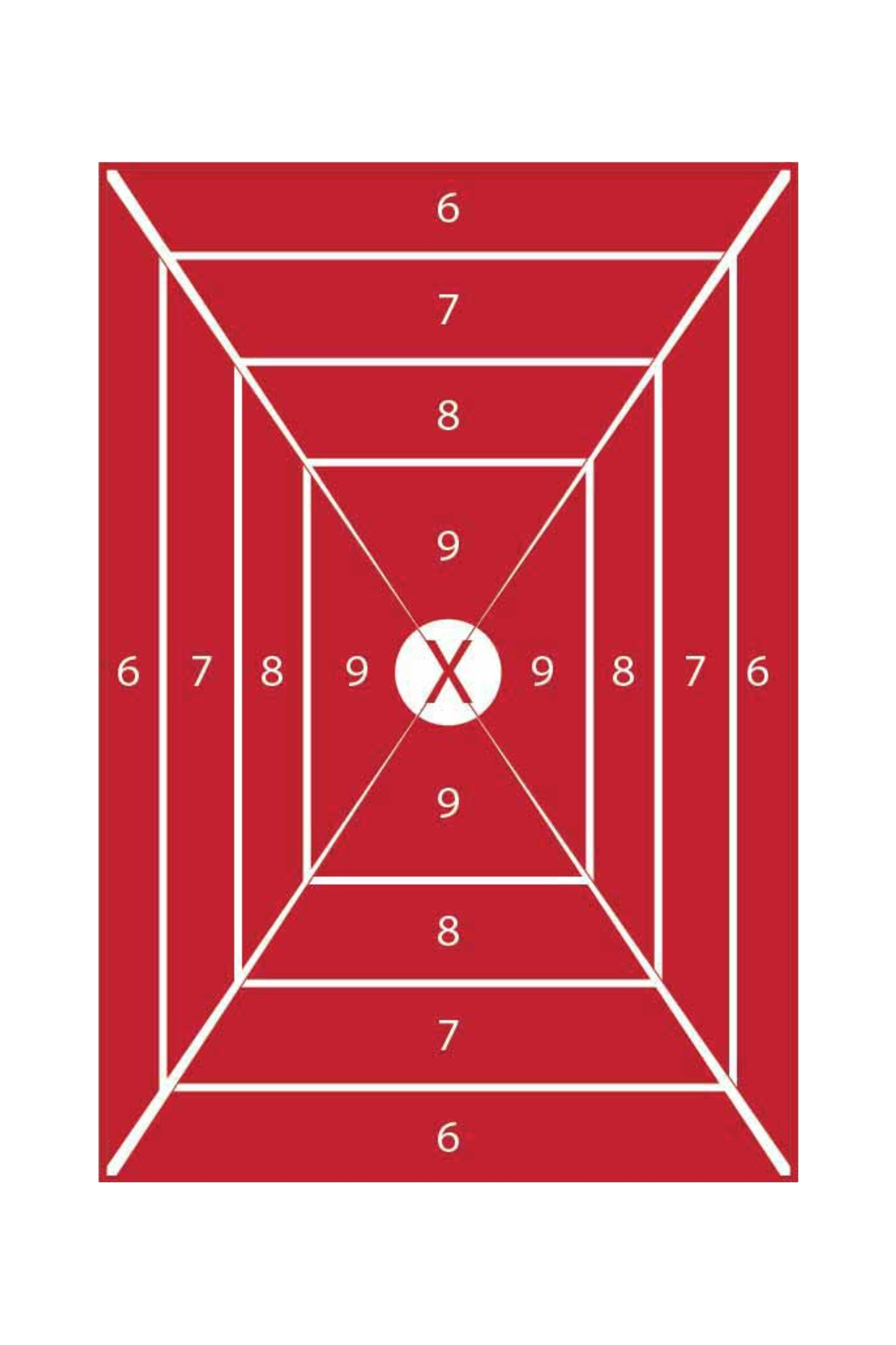 Rectangle Bullseye [8x14"]