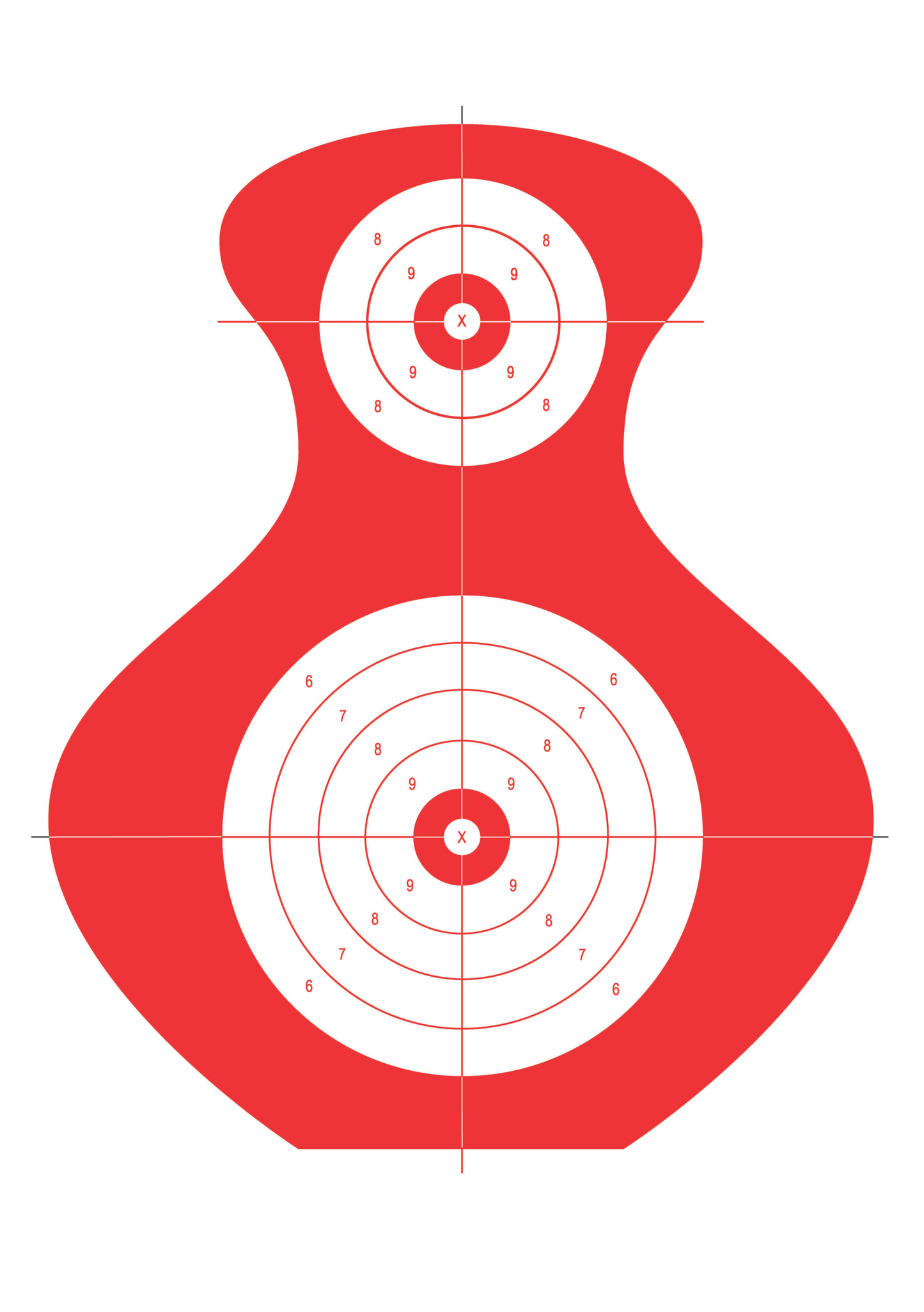 Bowling Pin Bullseye [11.25x17.5]