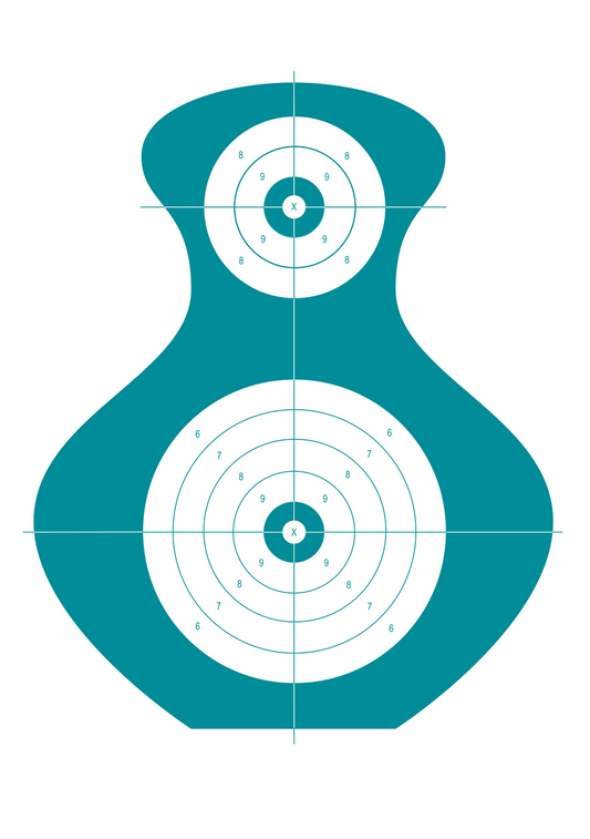 Bowling Pin Bullseye [11.25x17.5]