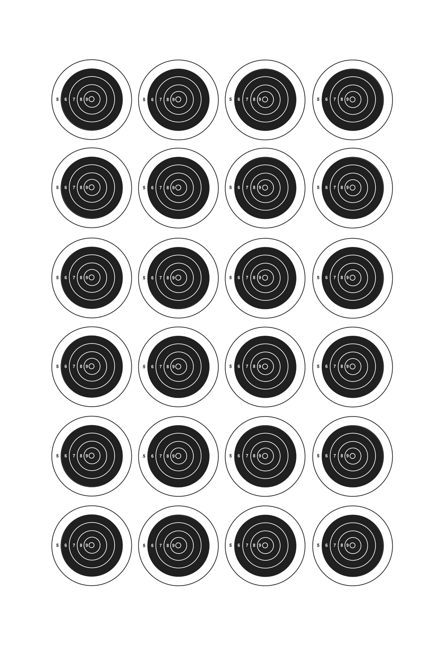 24-Spot Bullseye [8x14]