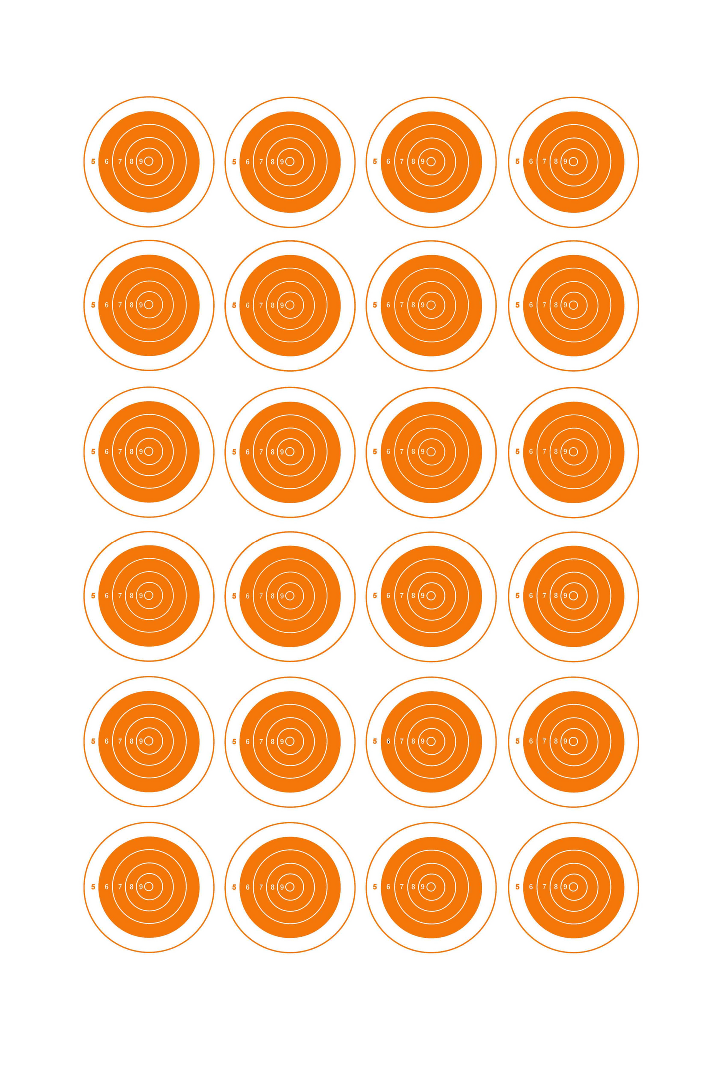 24-Spot Bullseye [8x14]